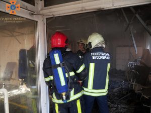 У Запоріжжі загорівся фітнес-центр У Запоріжжі загорівся фітнес-центр