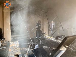 У Запоріжжі загорівся фітнес-центр У Запоріжжі загорівся фітнес-центр